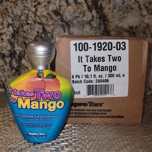 (CASE 6 Bottles) Tan IT TAKES TWO TO MANGO Dark Bronzer Supre Tan